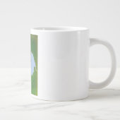 Lyngby Lake Denmark Karte Jumbo-Tasse (Rechts)