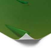 Lyngby Lake Denmark Karte Poster (Ecke)