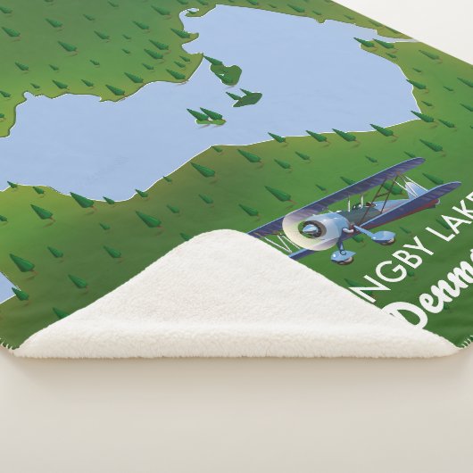 Lyngby Lake Denmark Karte Sherpadecke (3/4)