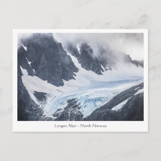 Lyngen Alpen Nordnorwegen Postkarte (Vorderseite)