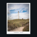 Lyngvig Fyr Postkarte<br><div class="desc">Reisen Foto von Lyngvig Fyr,  ein Leuchtturm an der Western Küste von Jutland in Dänemark,  Europa. Foto © Sebastian Wurm.</div>