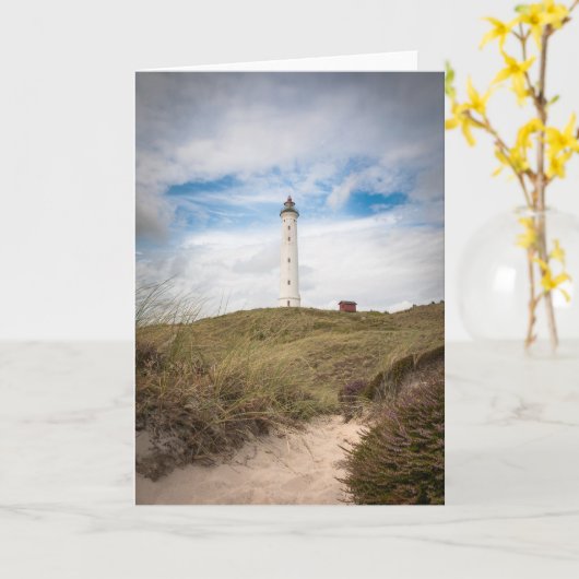 Lyngvig Lighthouse Karte (Gelbe Blume)