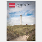 Lyngvig Lighthouse Souvenir Magnet (Vorderseite)