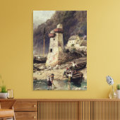 Lynmouth, Devonshire Leinwanddruck (Insitu (Wohnzimmer))