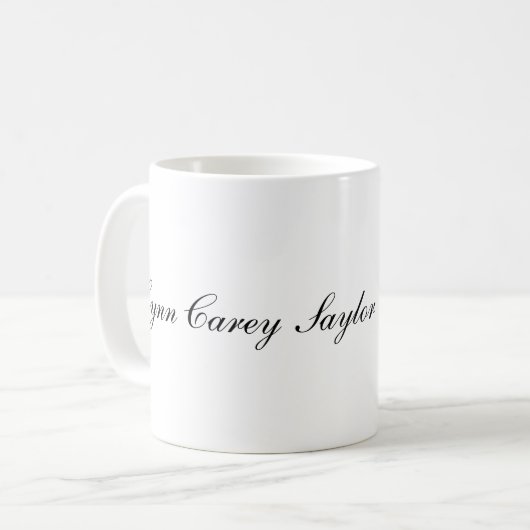 LYNN CAREY SAYLOR KAFFEETASSE (Vorderseite Links)