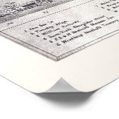 Lynn, MA Panoramic Map - 1820 Poster (Ecke)