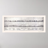 Lynn, MA Panoramic Map - 1820 Poster (Vorne)