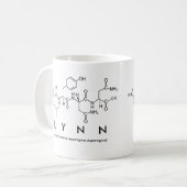 Lynn-Peptidnamen-Tasse Kaffeetasse (Vorderseite Links)