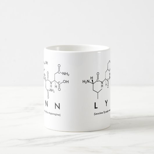 Lynn-Peptidnamen-Tasse Kaffeetasse (Mittel)
