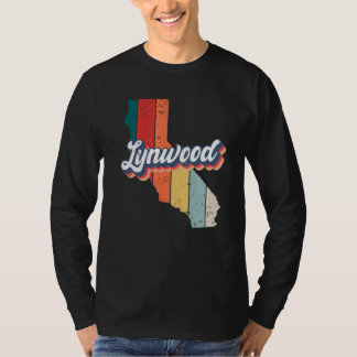 Lynwood City Retro Vintage Heimatstadt Kalifornien T-Shirt