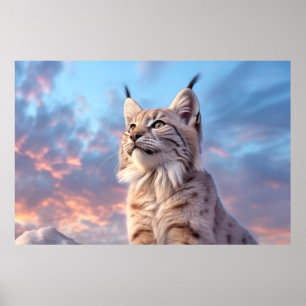 Lynx Animal Nature Majestic Wilderness Poster