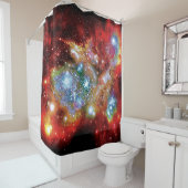 Lynx Arc Starbirth Star Cluster Artist Impression Duschvorhang (Beispiel)