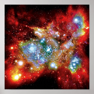 Lynx Arc Starbirth Sternhaufen Künstlerische Darst Poster
