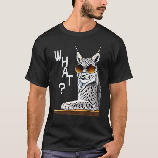Lynx Cool Bobcat Wildcat T-Shirt (Vorderseite)