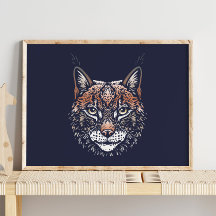 Lynx | Forest Animal Lynx Wall Print
