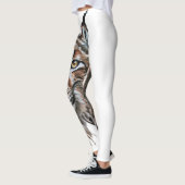 Lynx - Geistier, Totem-Joga-Führer für Wasserfarbe Leggings (Links)