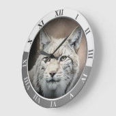 Lynx Große Wanduhr (Winkel)