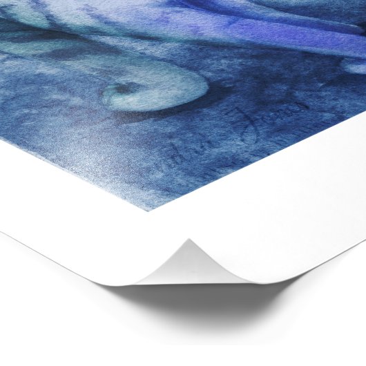 Lynx in Fairy Forest Fotodruck (Ecke)