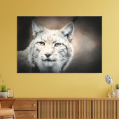 Lynx Leinwanddruck (Insitu (Wohnzimmer))