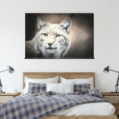 Lynx Leinwanddruck (Insitu (Schlafzimmer))