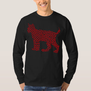 Lynx Lover Funny Hearts Liebe Lynx Valentine S Day T-Shirt