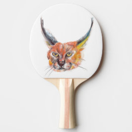 Lynx Ping Pong Paddle, Red Rubber Back Tischtennis Schläger