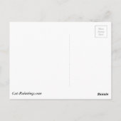 Lynx Point Siamese Cat at at Kitty Angels Postkarte (Rückseite)