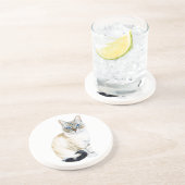 Lynx Point Siamese Cat Getränkeuntersetzer (Seite)
