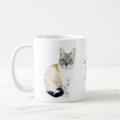 Lynx Point Siamese Cat Parent individuell anpassba Kaffeetasse (Links)
