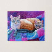 Lynx Point Siamese Cats Puzzle (Horizontal)