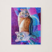 Lynx Point Siamese Cats Puzzle (Vertikal)