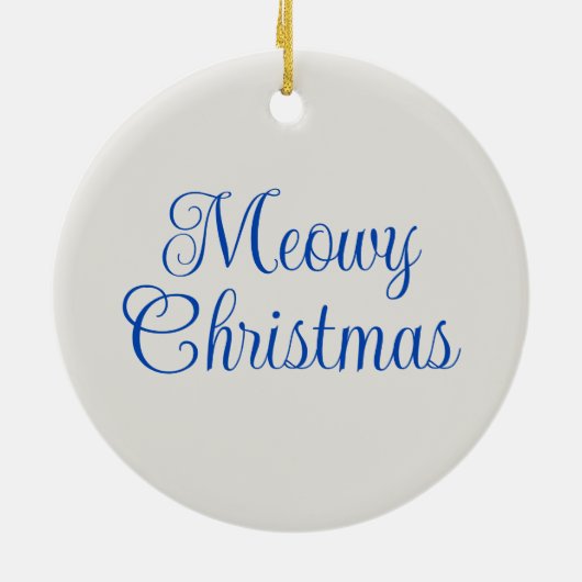 Lynx Point Siamese Katze Personalisiert Weihnachte Keramik Ornament (Hinten)