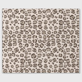 Lynx Print Wrapping Paper Geschenkpapier (Flach)