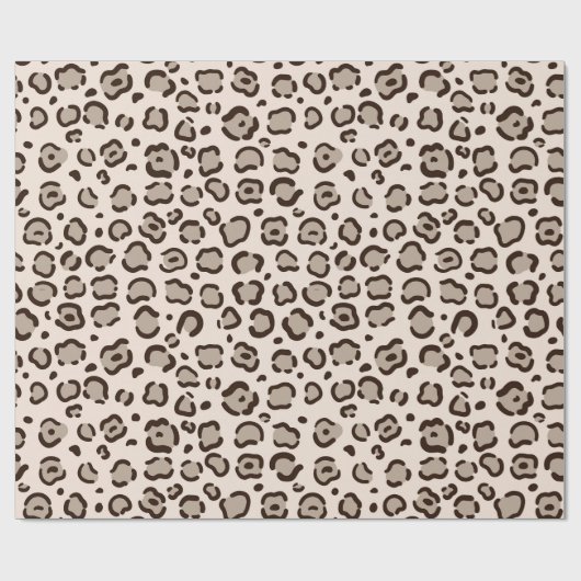 Lynx Print Wrapping Paper Geschenkpapier (Flach)