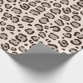 Lynx Print Wrapping Paper Geschenkpapier (Ecke)