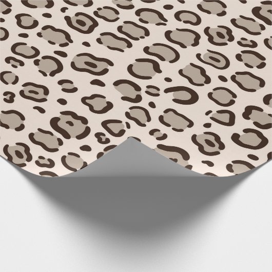 Lynx Print Wrapping Paper Geschenkpapier (Ecke)