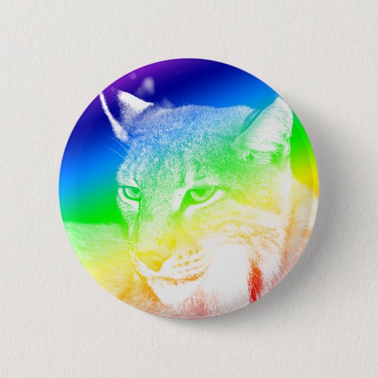 Lynx Rainbow Highlights Button (Vorderseite)