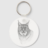 Lynx runder Schlüsselanhänger (Vorderseite)