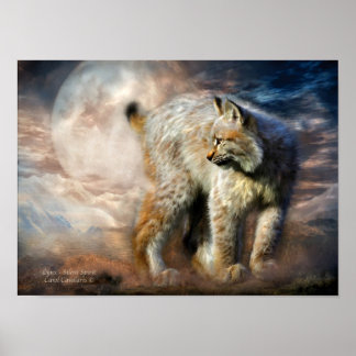Lynx Silent Spirit Art Poster/Print Poster