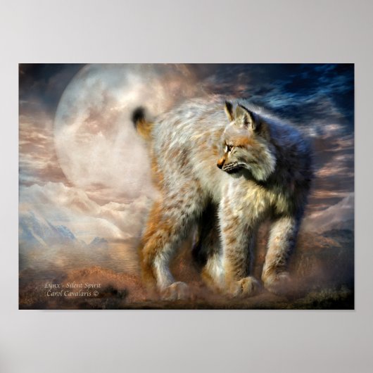 Lynx Silent Spirit Art Poster/Print Poster (Vorne)