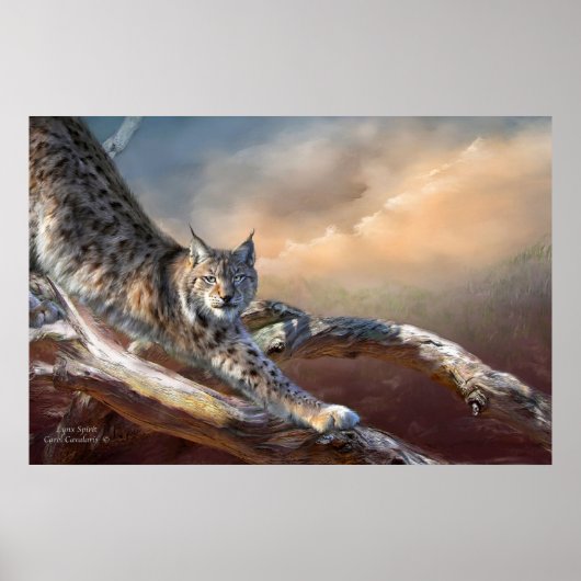 Lynx Spirit Art Poster/Print Poster (Vorne)
