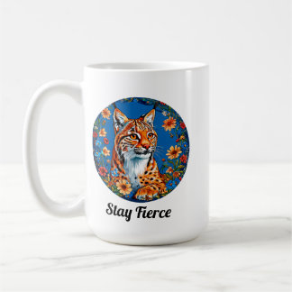 Lynx Wild Animal Fierce Wildlife Nature Design Kaffeetasse