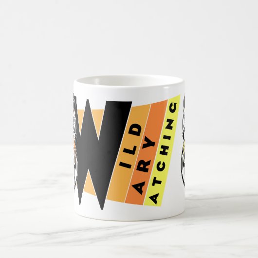 Lynx - Wild. Vorsicht. Beobachtung Kaffeetasse (Mittel)