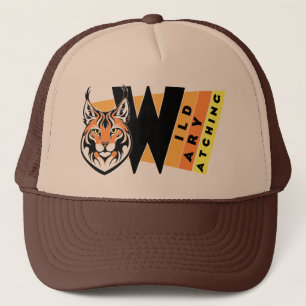 Lynx - Wild. Vorsicht. Beobachtung Truckerkappe