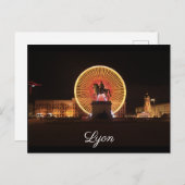 Lyon Bellecour Postkarte (Vorne/Hinten)