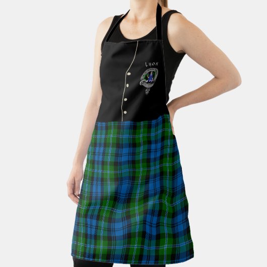 Lyon Clan Abzeichen & Tartan Kilt Schürze (InSitu)