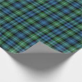 Lyon Clan Tartan Irish Kariert Pattern Geschenkpapier (Ecke)