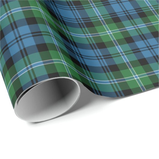 Lyon Clan Tartan Irish Kariert Pattern Geschenkpapier (Rolleneckpunkt)