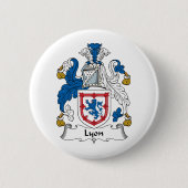 Lyon-Familienwappen Button (Vorderseite)