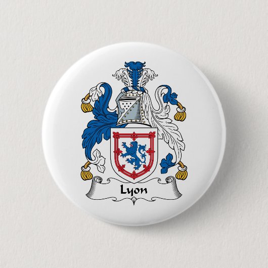 Lyon-Familienwappen Button (Vorderseite)
